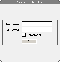 Use another user name for Bandwidth Monitor for AiS AliveProxy WEB VPN SSL